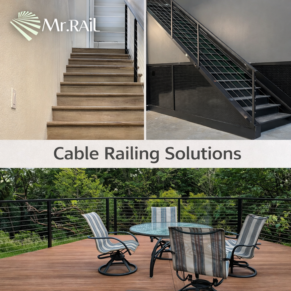 Crystal Lake Lodge with Cable Railing