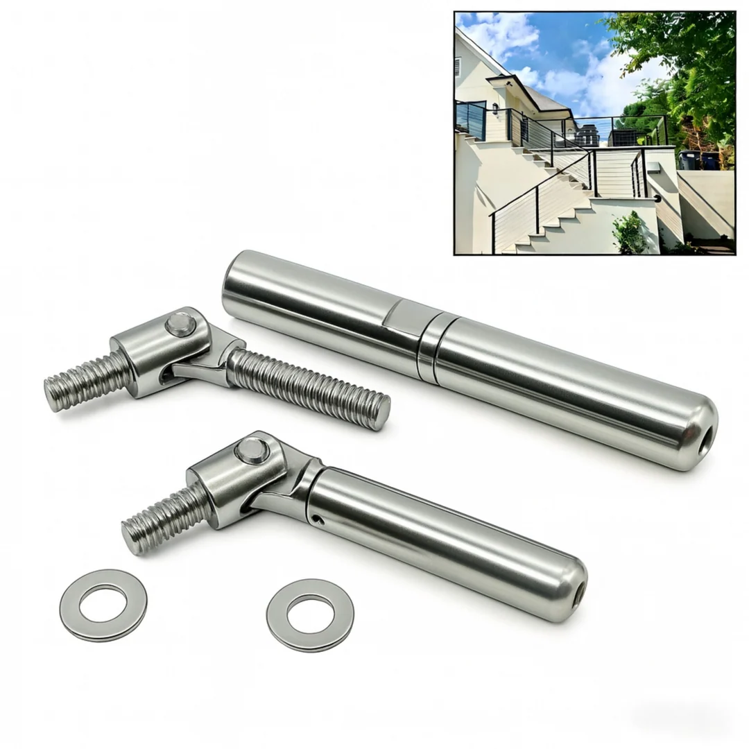 MR-03 / 13 / 23 Swageless Quick Lock · Metal Post · Stair Runs