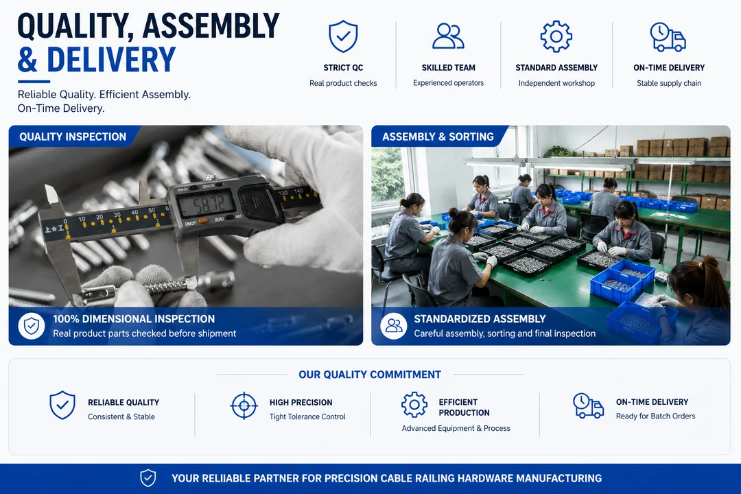 Quality inspection and assembly workflow